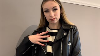 ASMR only LEATHER SOUNDS🖤