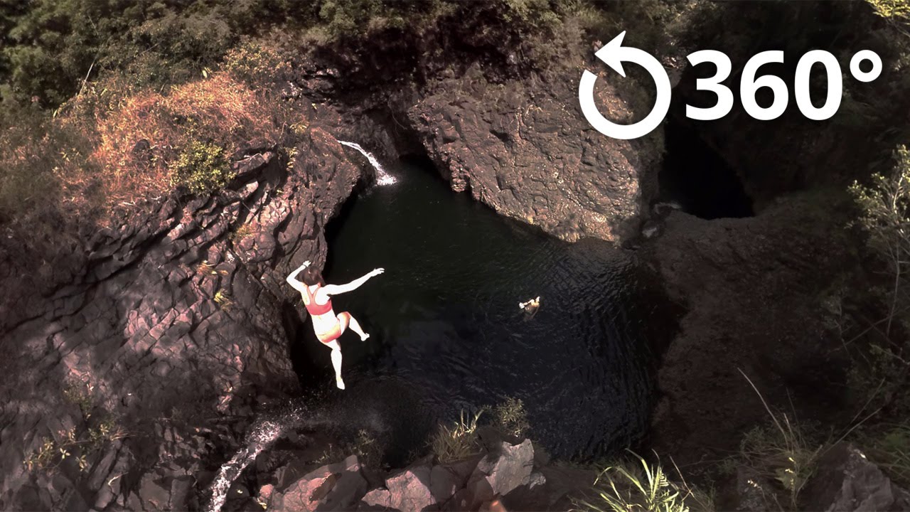 Cliff Jumping Kipahulu Maui 360 Video
