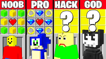 Minecraft Battle: GAME MUTANT CRAFTING CHALLENGE - NOOB vs PRO vs HACKER vs GOD ~ Funny Animation