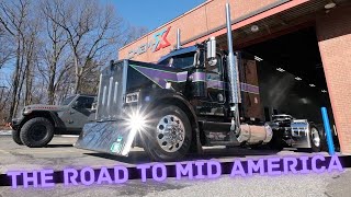 The Road to The Mid America Truck Show with Charlie Thomas and His Sweet Kenworth!