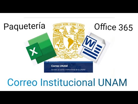 Correo Institucional UNAM | Paquetería Office Gratis