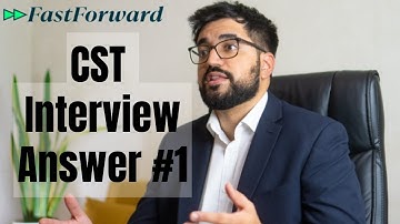 Core Surgical Training (CST) Interview Model Answer #1