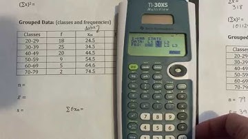 Stats Ch 3 calculator instructions for TI-30XS Multiview