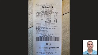 Calculating Tax From My Walmart Receipt Youtube Calculating Tax From My Walmart Receipt Youtube