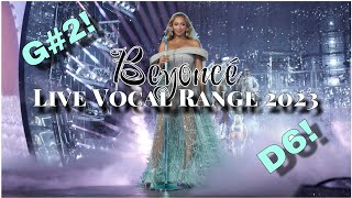 Beyoncé: Live Vocal Range (2023)