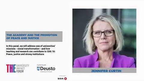 THE University Impact Forum. Jennifer Curtin