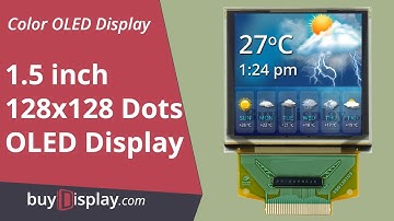 Serial SPI 1.5"Color OLED Display 128x128 Graphic Module,SSD1351
