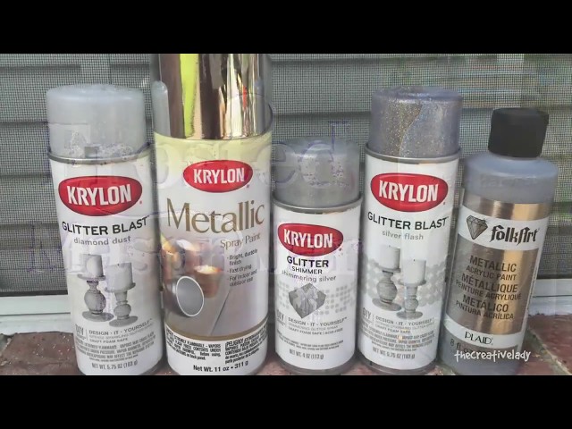 Krylon Glitter Spray Paint - Opulent Opal, 4 oz Can