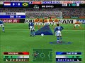 ISS 2000: PS1 Gameplay - Netherlands vs. Brazil (International Cup Final)