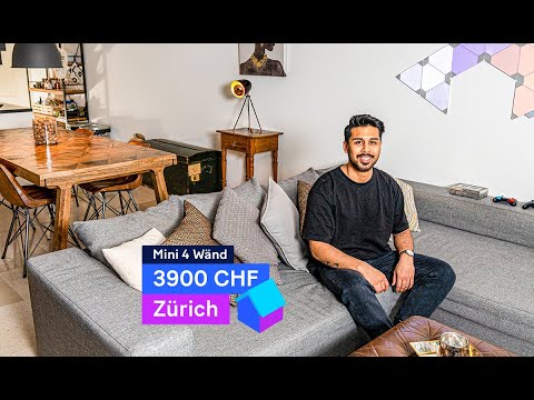 Roomtour durchs WG-Hochhaus ? So wohnt Roman (28) für 3'900 Franken Miete in Zürich | Mini 4 Wänd