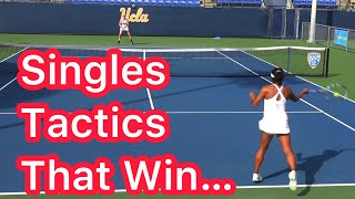 Smart Singles Tactics That Help You Win (College Tennis Strategy)