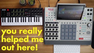 You made my day ❤️ (MPC X SE sample based beat making live)