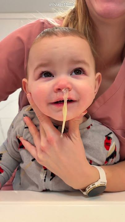 This Baby Had All This Coming Out Of His Nose 😱