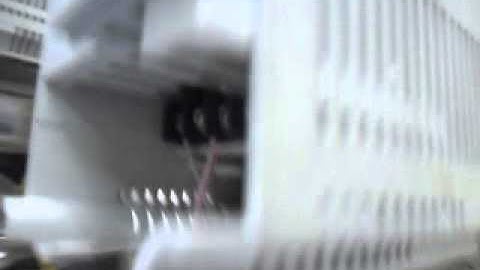 Mitsubishi servo Amplifier MR-J2S-350B test run video