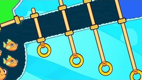 save the fish / pull the pin level android games save fish game pull the pin puzzle / android game
