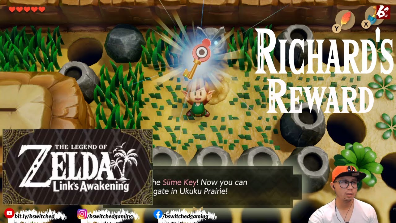 The Legend of Zelda Link's Awakening Richard's Reward b'Switched