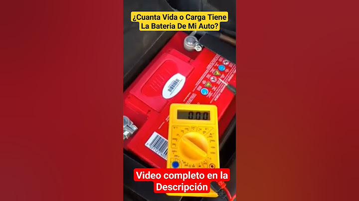 Así Puedes Checar Cuánta Vida Le Queda La Batería De Tu Auto || https://youtu.be/nJasaHxxc0M