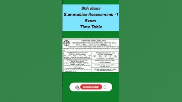 9th class SA-1 time table 2022 #9th #shorts #trending #9thsa1timiline #viralshorts