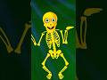 Green, Yellow, Red Skeletons&#39; Crazy Dance #kidssongs #trending #shorts #halloween #teeheetown