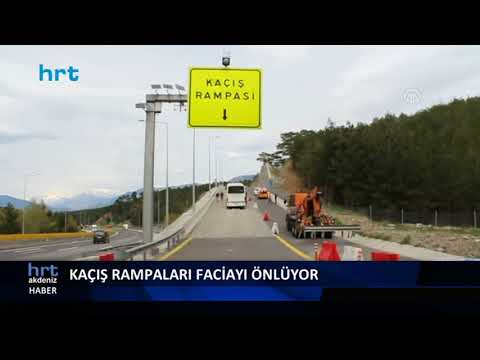 Kaçış rampaları faciayı önlüyor