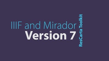 iiif and Mirador Viewer