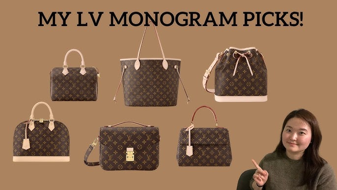 Louis Vuitton Monogram Cluny mm Blue Glacial