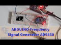Arduino DDS Frequency Signal Generator AD9850