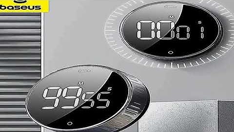 Baseus Magnetic Kitchen Timer Digital Timer Manual Countdown Alarm Clock Mechanical Cookin