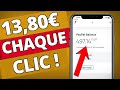 Obtenez 1380 par clic gratuitement mme en afrique  gagner argent internet facile