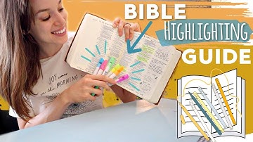 How to Highlight Your Bible! (8 Ideas for Color Coding Your Bible)