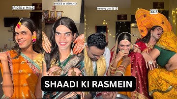 SHAADI KI RASMEIN - HALDI / MEHANDI / SHAADI / VIDAAI ❤️ #youtubevideo #viralvideo #viralreels