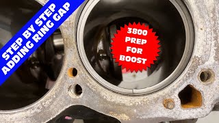 HOW TO ADD RING GAP-BIG BANG 3800 V6 TURBO PREP. STEP BY STEP RING GAP ON THE TURBO L67 V6 BIG BANG by Richard Holdener 8,932 views 5 months ago 10 minutes, 18 seconds