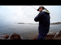 Dia de lluvia y pesca en zonas de punta tita y langostino