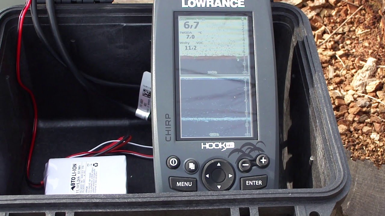 Baitboat.pl - Przykładowy test echosondy LOWRANCE HOOK-4X CHIRP