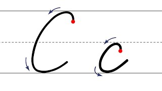 Как пишется буква С. Пишем букву С правильно и красиво. Исправляем почерк. Пропись.