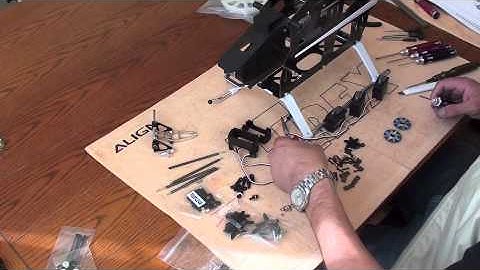 TREX 700E V2 FRAME ASSEMBLY PART 2