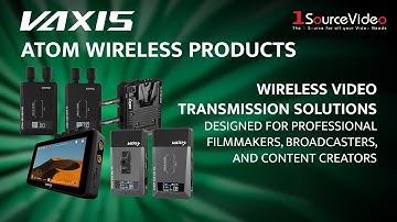 Vaxis ATOM Series Wireless Video Transmission & Monitors | Reliable Low-Latency On Set
