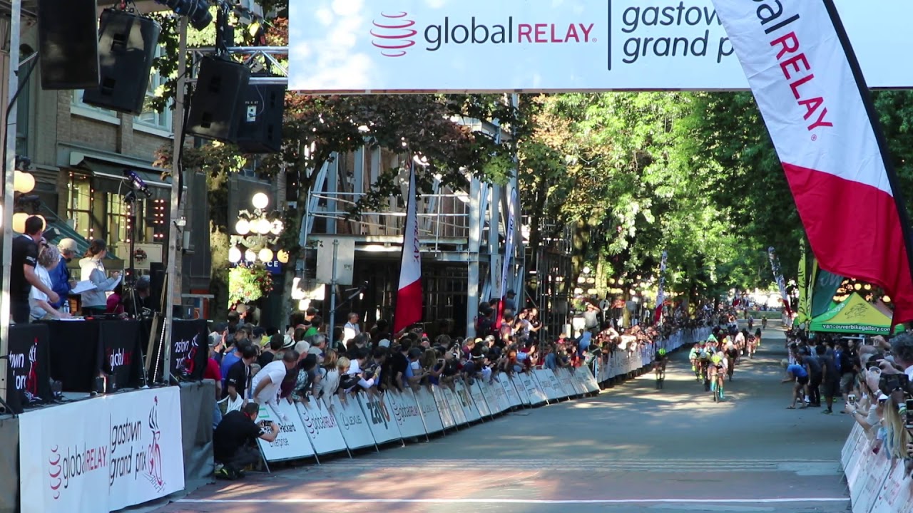 2018 Global Relay Gastown Grand Prix Women's Finish YouTube