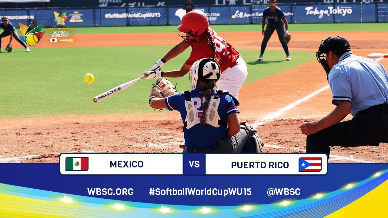 Highlights - Game 38 - Mexico vs Puerto Rico - 2023 U-15 Women's Softball World Cup