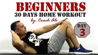 BEGINNERS Home Workout Day 3. Full Body Workout For Newbies By Coach Ali screenshot 3