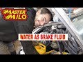 Water as brake fluid