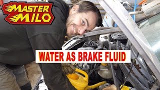 Water as brake fluid
