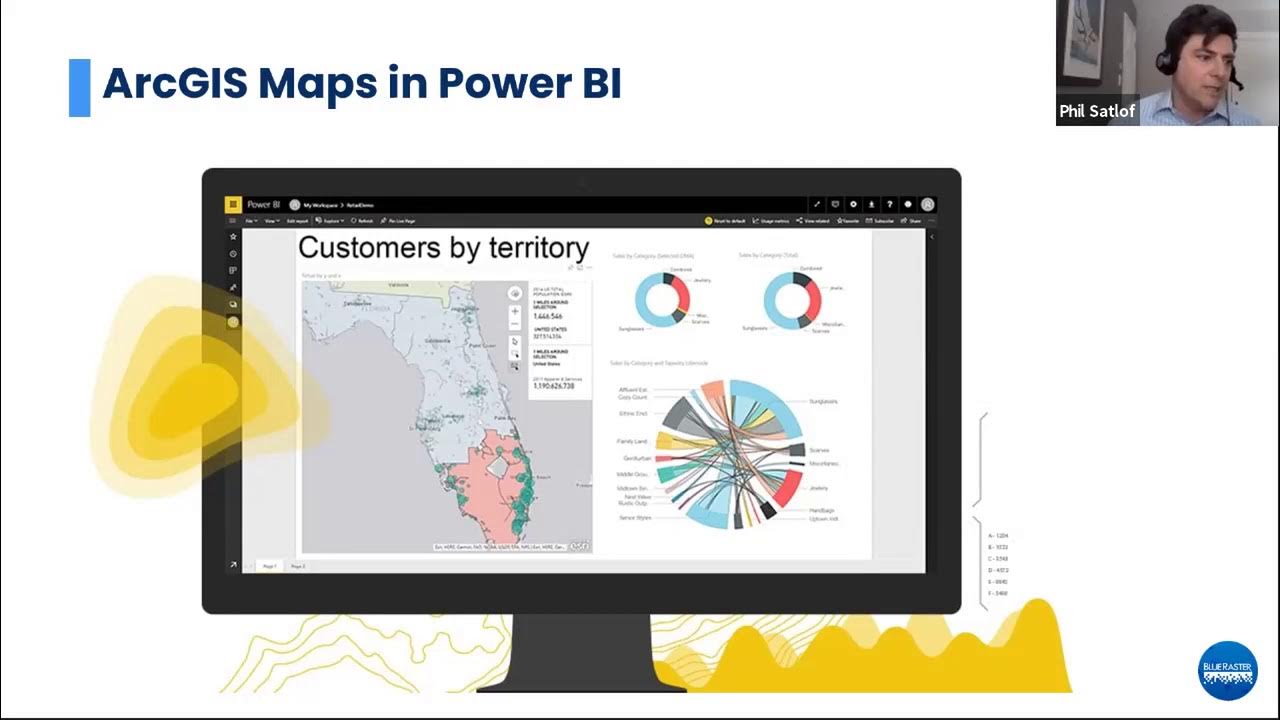 Power bi карта