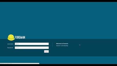 Provisioning host using Foreman