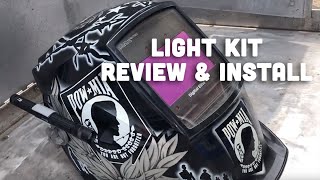 Miller Electric Helmet Light Kit Review and Installation