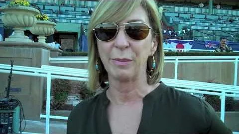 Rafael Bejarano and Carla Gaines after Red Sun win...