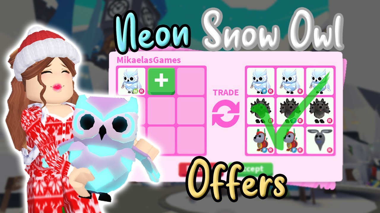 Featured image of post Trading Snow Owl In Adopt Me