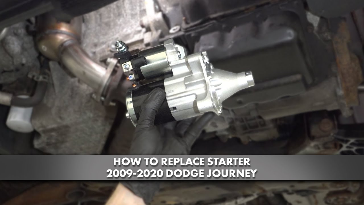 How To Replace Starter 2009-2020 Dodge Journey - YouTube