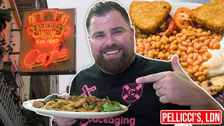 We Review An 100 Year Old Cafe In London - The Legendary Pellicci's | Food Review Club
