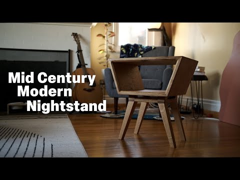 Making a Mid Century Modern Inspired Nightstand | Juniperwood